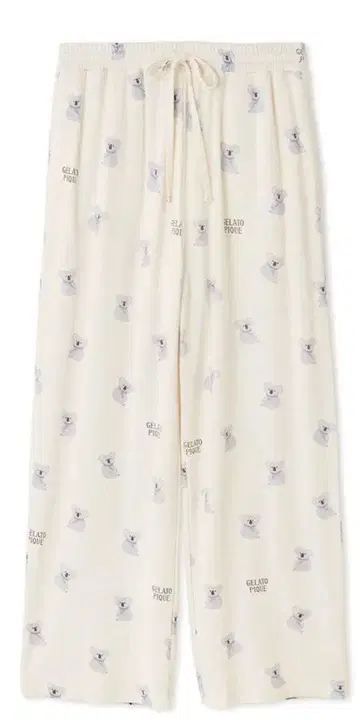 젤라또피케 [접촉 냉감] 코알라 패턴 롱팬츠