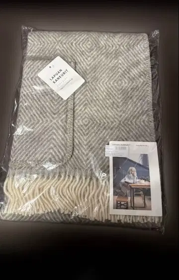 택 포함 미사용 새상품 라푸안칸크리 포켓 부착 스톨