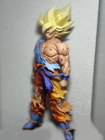 슈퍼 사이어인 손오공 표지 일러스트 커스텀 상품 재도색