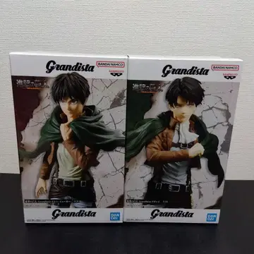 2체 세트 진격의 거인 Grandista 리바이 & 엘렌