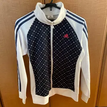 adidas 도트 무늬 집업 자켓