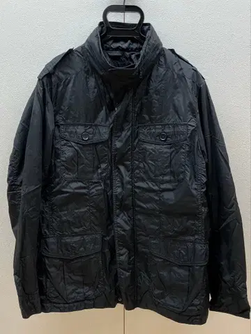 유니클로 M-65 미니터리 자켓 블랙 L 사이즈