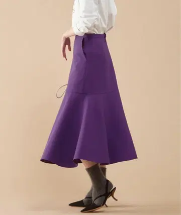 마르티니크/트윌 코튼 플레어 스커트