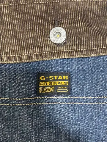 [레어] G-STAR RAW 벨로아 데님 플레어 팬츠