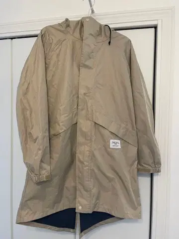 발수 SOMETHING EDWIN 베이지 마운틴 파카