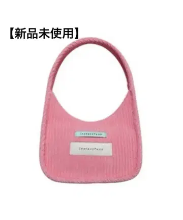 [ INSTANTFUNK ] 한국 핑크 미니 핸드백 코듀로이