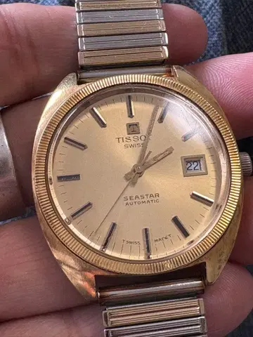 [ 연말 한정 가격 ] TISSOT 씨스타 오토매틱 손목시계 빈티지