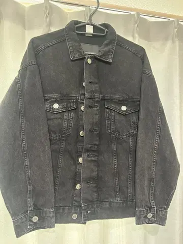 다크 그레이 데님 자켓