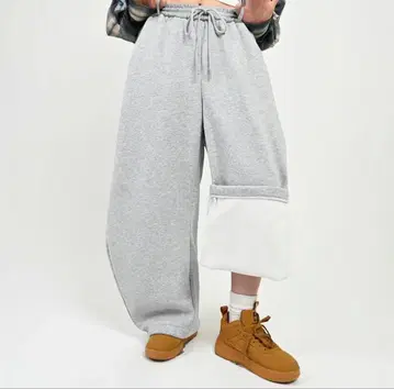 플리스 벌룬 스웨트 팬츠 지하인 ONLINE