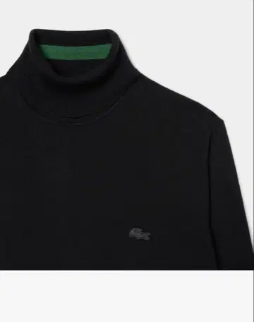 크리스마스 세일! 새상품! 라코스테 메리노울 터틀넥 스웨터 S 블랙