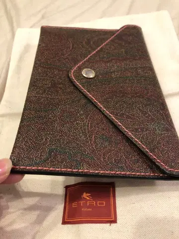 ETRO 페이즐리 무늬 가죽 파우치