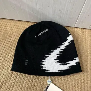 Oakley PIET 니트 모자 블랙/화이트