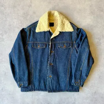 70s Sears ROEBUCKS 데님 보아 자켓 커버올