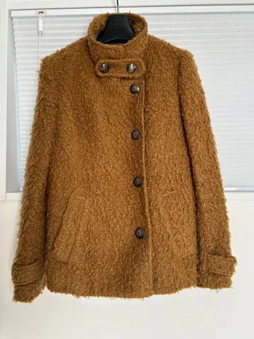 브라운 더블 브레스트 자켓