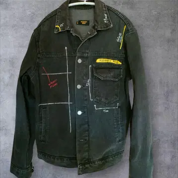 MIDNIGHT MOVE 빅 사이즈 데님 자켓