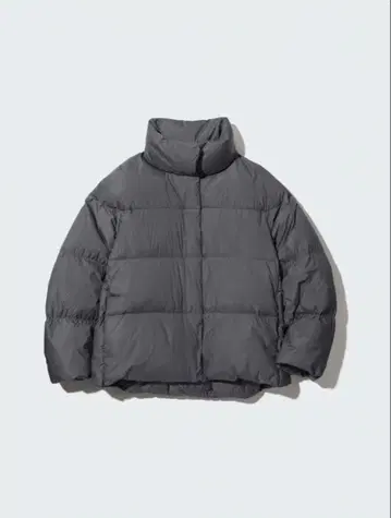 UNIQLO 파우더 소프트 다운 자켓 그레이 XL