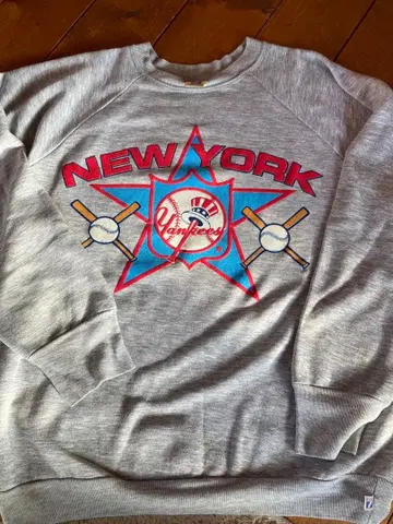 빈티지 80~90년대 뉴욕 양키스 옛 로고 맨투맨