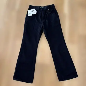 [ Lee 콜라보 ] FLARE JEAN-short 블랙 데님 XXS