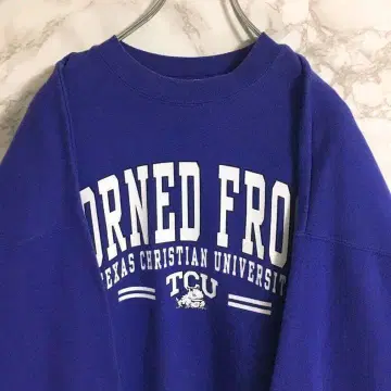 [인기 컬러] 칼리지 로고 멕시코제 헤인즈 빅 프린트 퍼플 XL