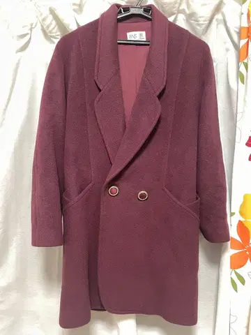 빈티지 코트 FNS 버건디