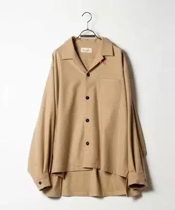 [ 정가 19800엔 ] masterkey 오픈 카라 긴팔 셔츠