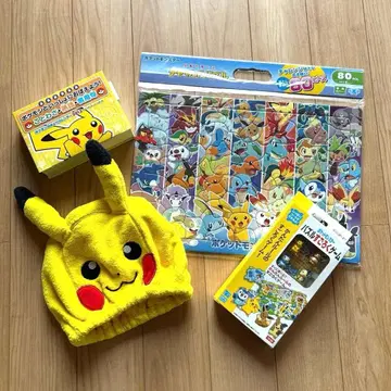 포켓몬 피카츄 4개 세트 퍼즐 주사위 놀이 속담 달력 외