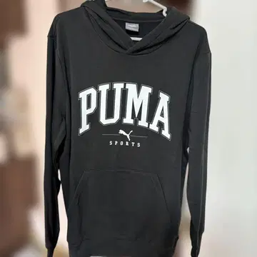 PUMA 블랙 후드 부착 후드티 XL 상하의 세트