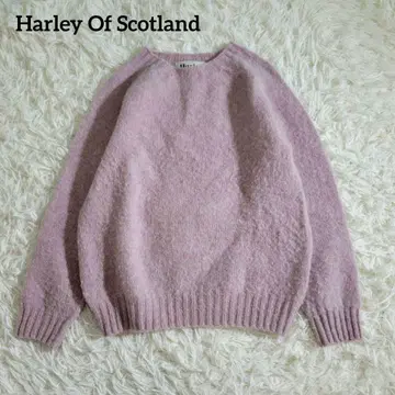 새상품급 할리 오브 스코틀랜드 크루넥 니트 풀오버 핑크