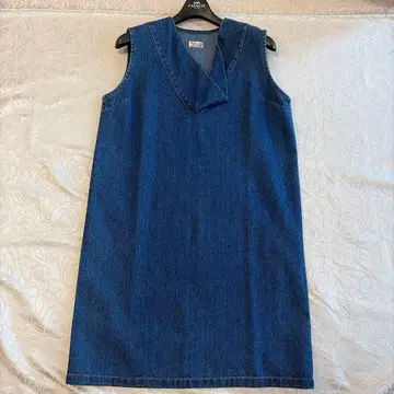 BEAMS BOY WEAR 데님 V넥 원피스