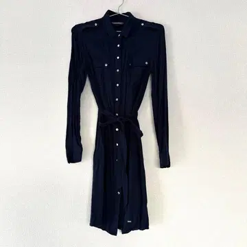 TOMMY HILFIGER 네이비 셔츠 원피스