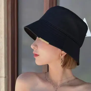 시이짱 버킷햇 차광 블랙 버킷햇 시이짱 블랙
