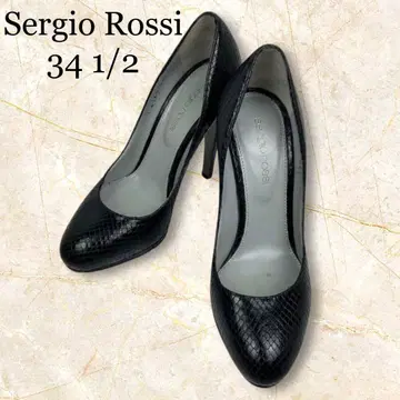 Sergio Rossi 세르지오로시 블랙 하이힐 34 1/2
