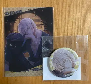 미남 전국 차레쿠지 요시테루 캔뱃지 클리어 브로마이드