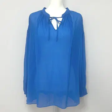 새상품급 UNIQLO JW 앤더슨 코튼 시어 볼륨 블라우스 XL