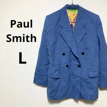 폴스미스 여성용 테일러드 자켓 파랑 블루 무지 모 100%