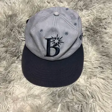 Bort 자수 로고 캡 그레이/네이비