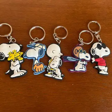 스누피 러버 키링 5개 세트