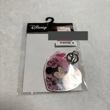 디즈니 아베일 미니 레오파드 무늬 아크릴 키링 핑크