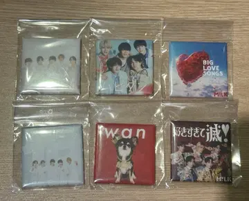 M!LK 사쿠라 스테이지 캡슐 토이 스퀘어 마그넷 컴플리트 세트