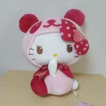 팬더 헬로키티 스트로베리베리 BIG 봉제 인형 종이 택 포함