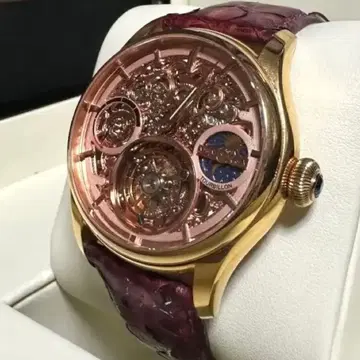 MEMORIGIN 수동 와인딩 시계 스켈레톤 디자인