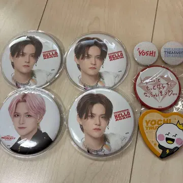TREASURE Hello Again 캔뱃지 세트 요시