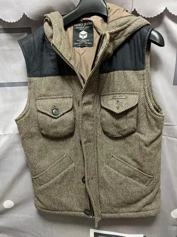 KOYO JEANS 후드 부착 베스트 S 사이즈