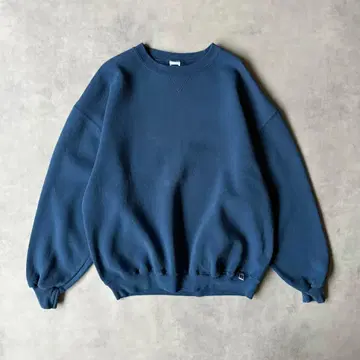 90s Russell Athletic 러셀 맨투맨 탁한 블루