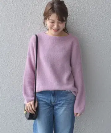 새상품 SHIPS 모헤어 리브라 니트 풀오버