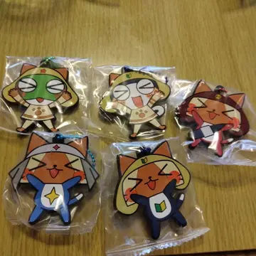 MONSTERHUNTER x 개구리 중사 케로로 캡슐 러버 마스코트