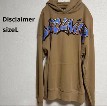 [ 미사용 새상품 ] 레어 Disclaimer 후드티 후디 sizeL