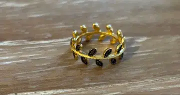 artidaoud 리프 파베 다이아몬드 반지 5호