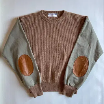 크리스타세야 cristaseya 엘보 패치 스웨터