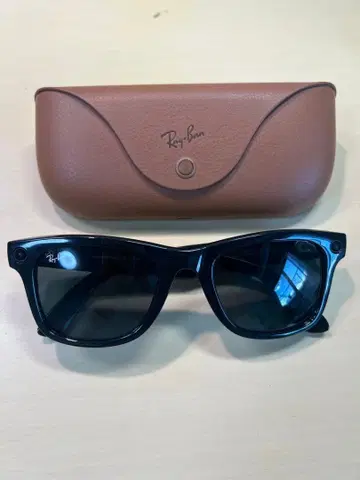 Meta Rayban Wayfarer 블랙 사이즈 L